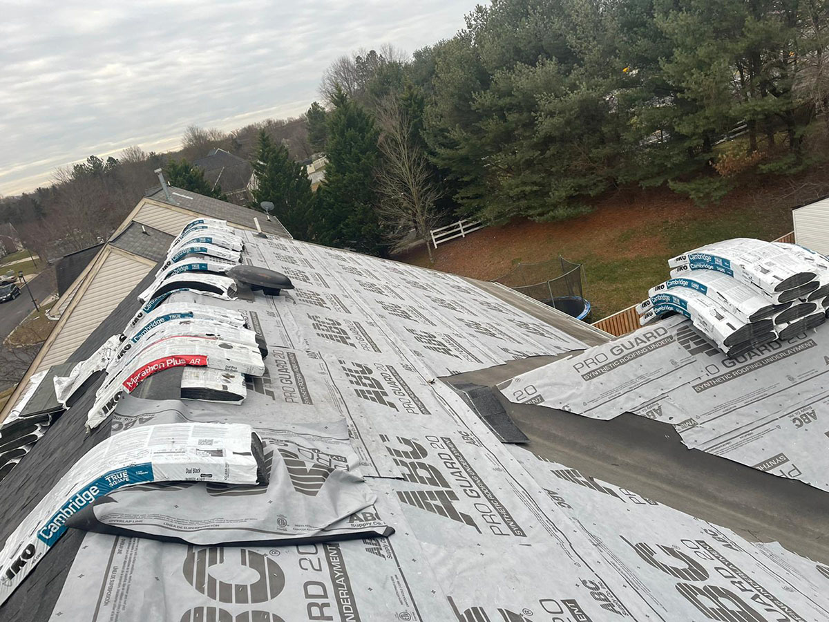Roofing Project near Bowie Maryland MD