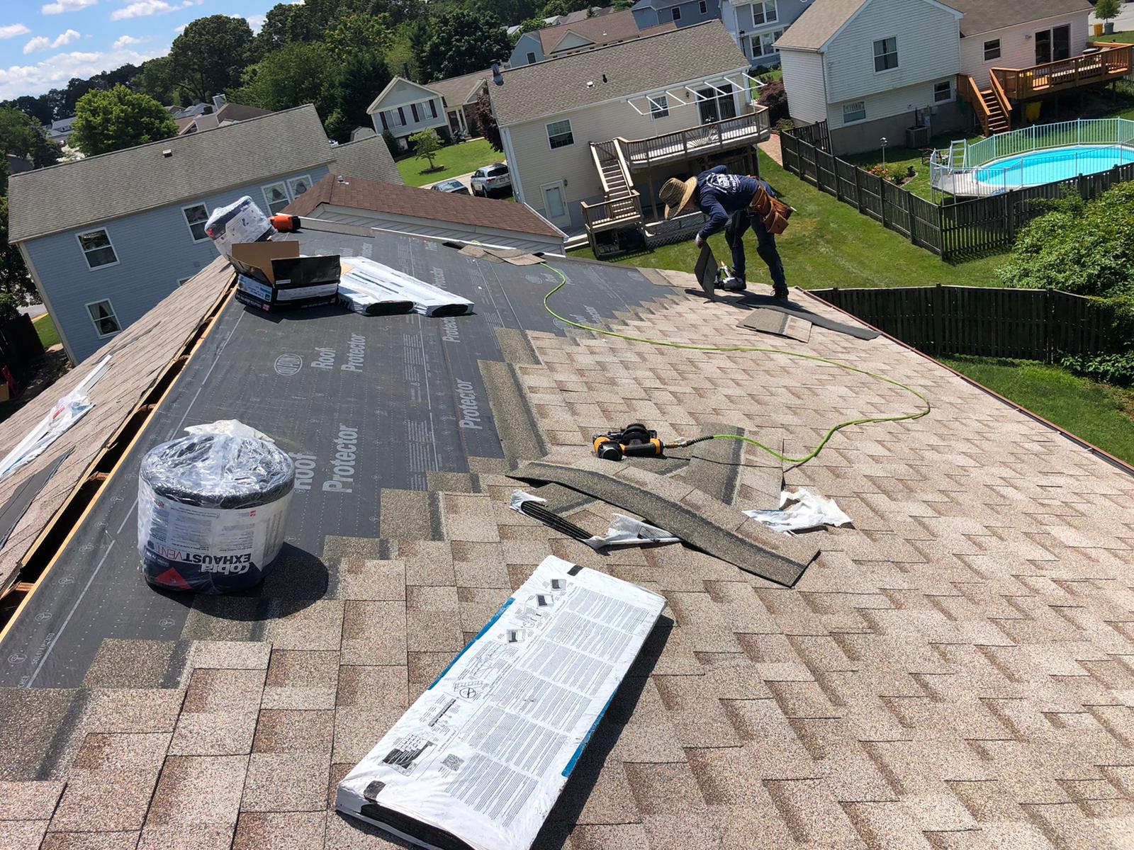 Roofing Project near Pasadena Maryland MD
