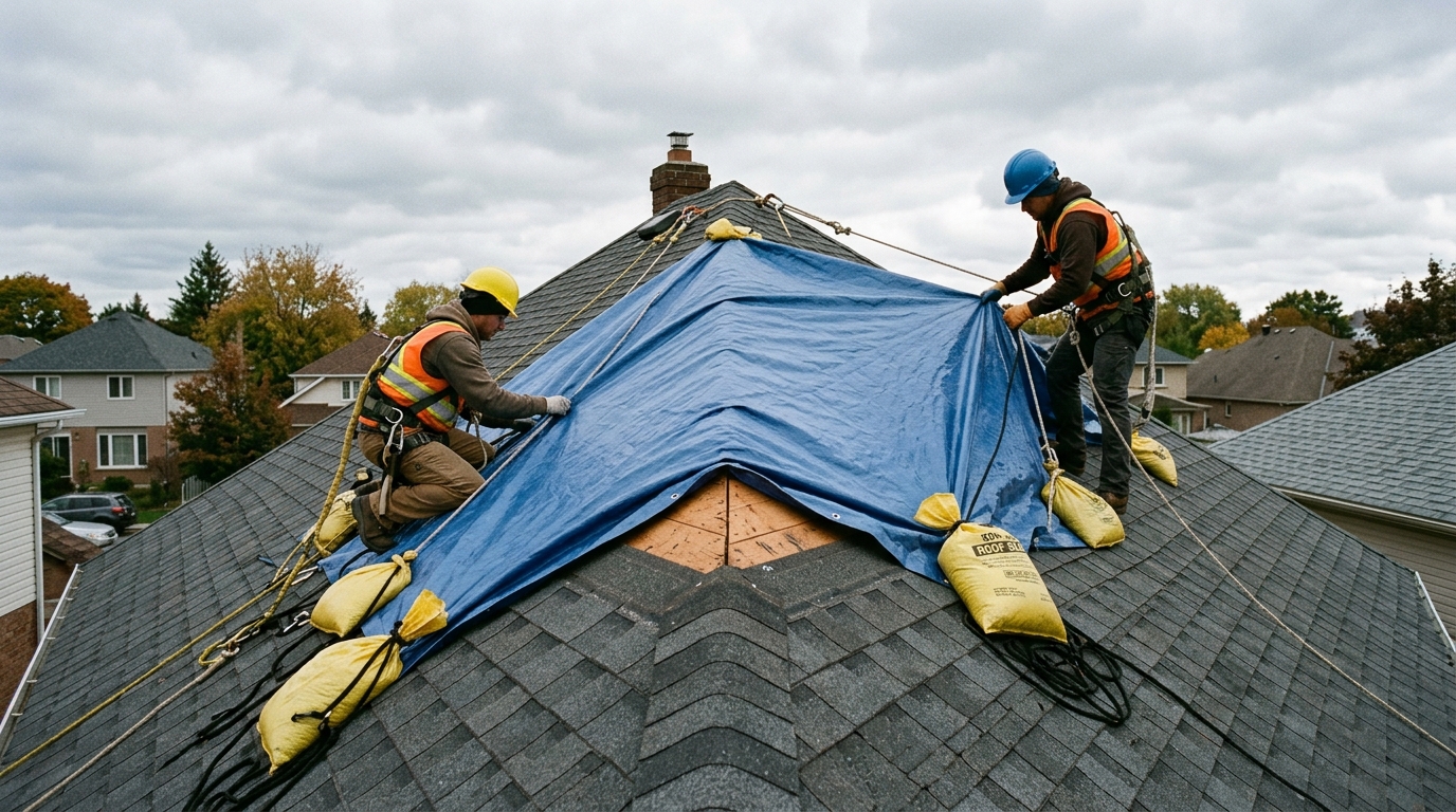 Burst pipe repair and cleanup