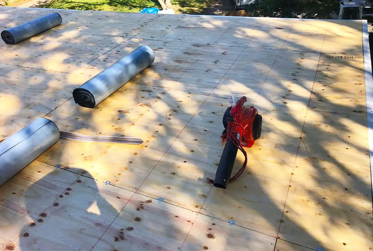Completed roofing installation in Pasadena MD