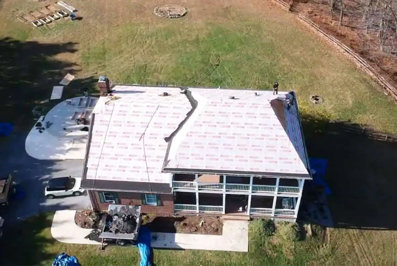 Multi-unit property roof replacement