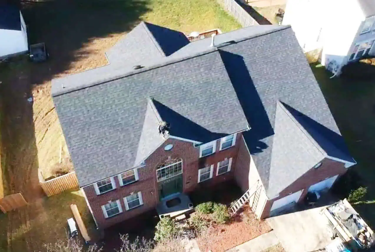 Real roofing project on Gentry Ct Laurel MD