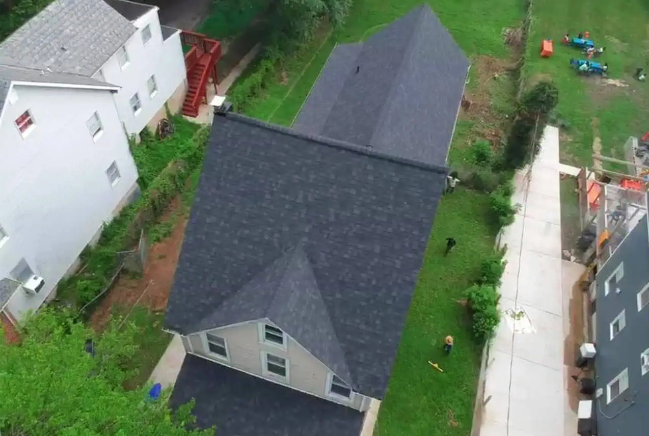 Completed roof project Baltimore MD