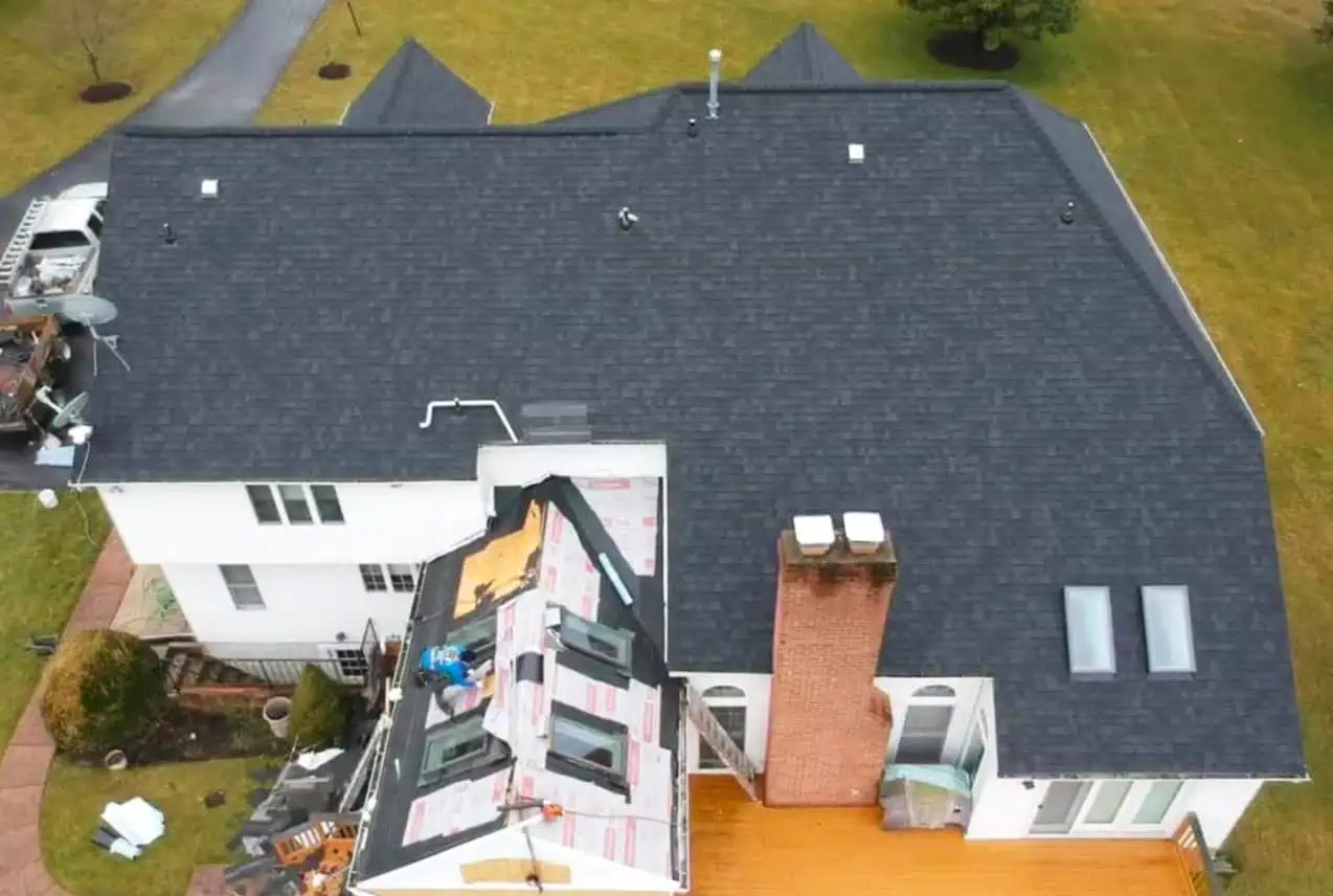Roof replacement project Ellicott City MD