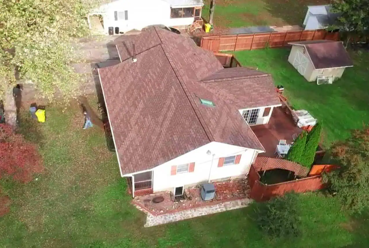 Roofing project on Hazelwood Road Edgewater MD